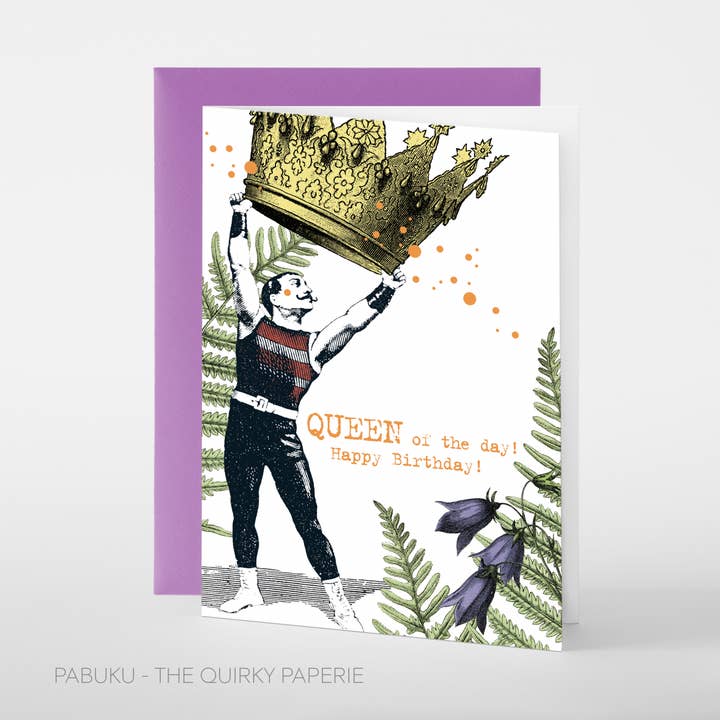 Kaart Birthday Queen