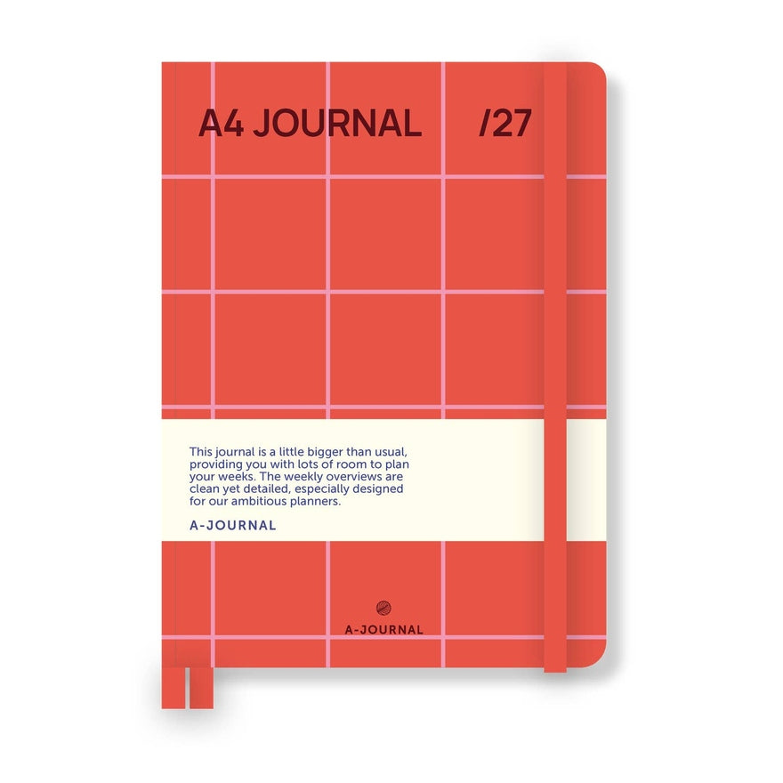 A4 Agenda | Pink Red