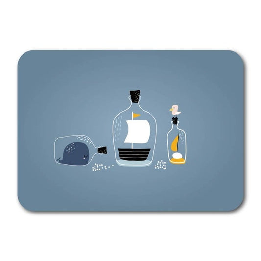 Message de carte dans une bouteille | Une enveloppe