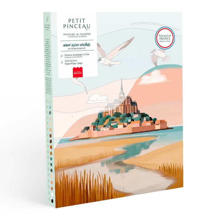 La peinture épicerie de la petite épicerie par chiffres