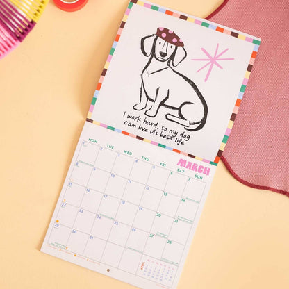 2027 Compact Wall Calendar | Dog Life