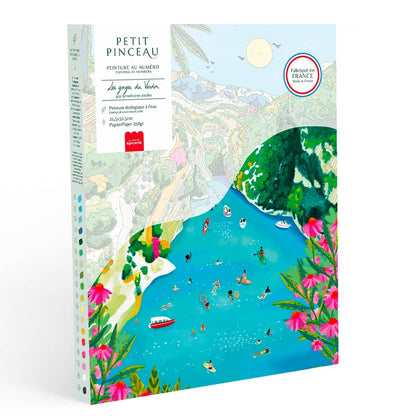 La peinture épicerie de la petite épicerie par chiffres