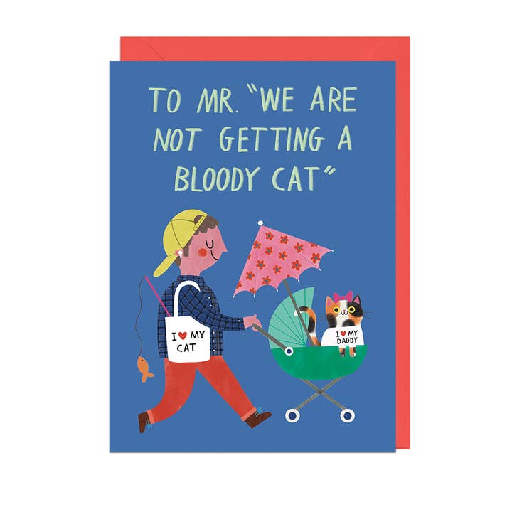 Kaart Mr. Not Getting A Bloody Cat