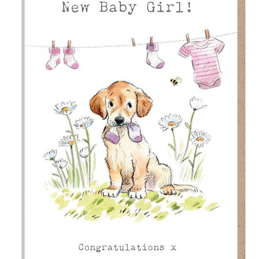 Kaart New Baby Girl!