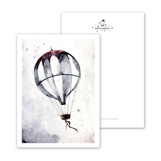 Kaart Luchtballon Zonder Envelop