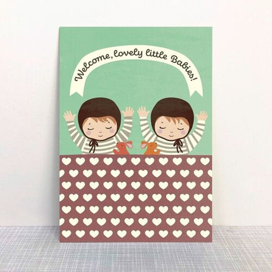 Kaart Welcome, Lovely Little Babies! | Met Envelop