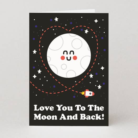 Kaart Love You To The Moon And Back