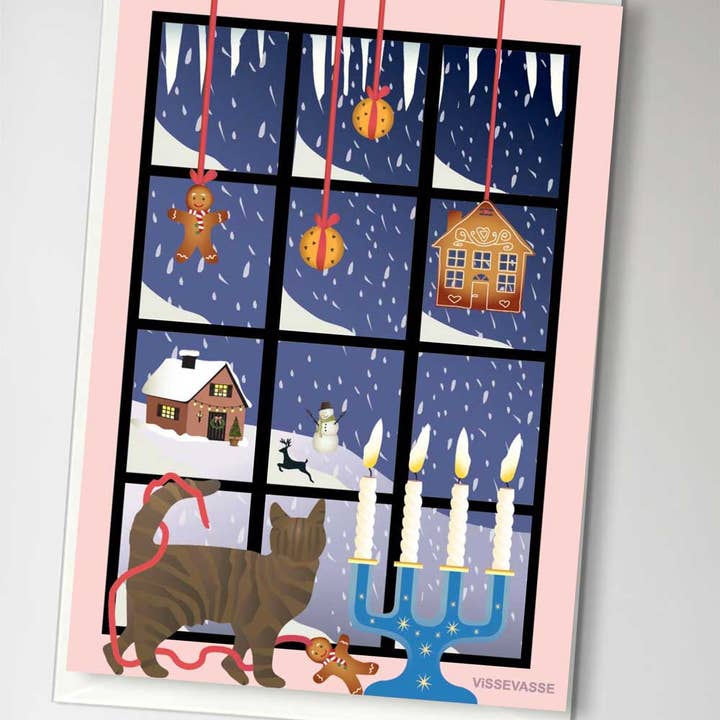 Kaart Christmas Window