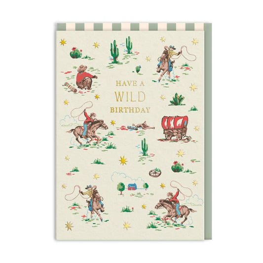 Carte a un anniversaire sauvage