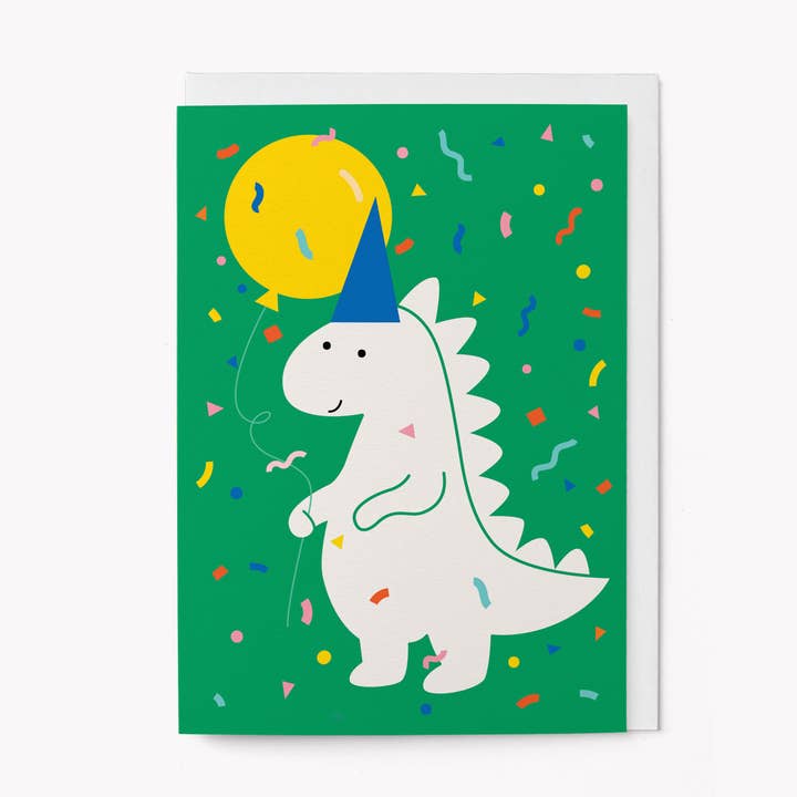 Kaart Party Dino