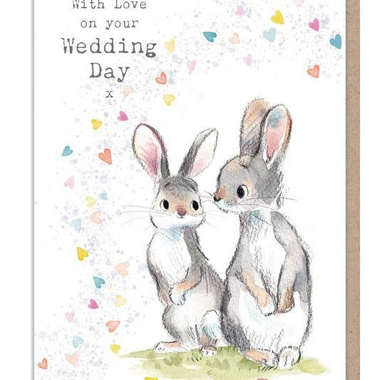 Kaart With Love On Your Wedding Day