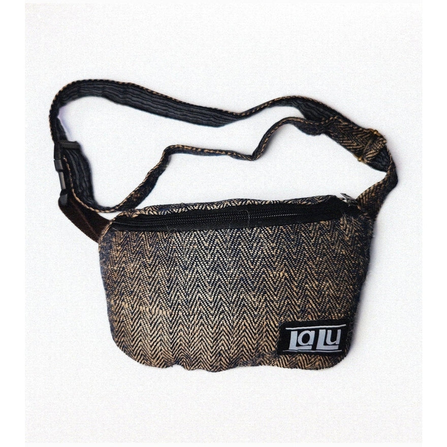 Alok Dark Fanny Pack | Organic Hemp and Cotton
