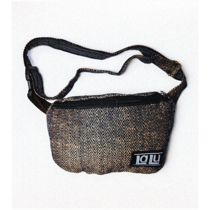 Alok Dark Fanny Pack | Organic Hemp and Cotton