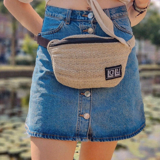 Alok Natural Fanny Pack | Organic Hemp and Cotton