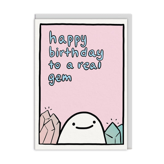 Kaart Happy Birthday Gem