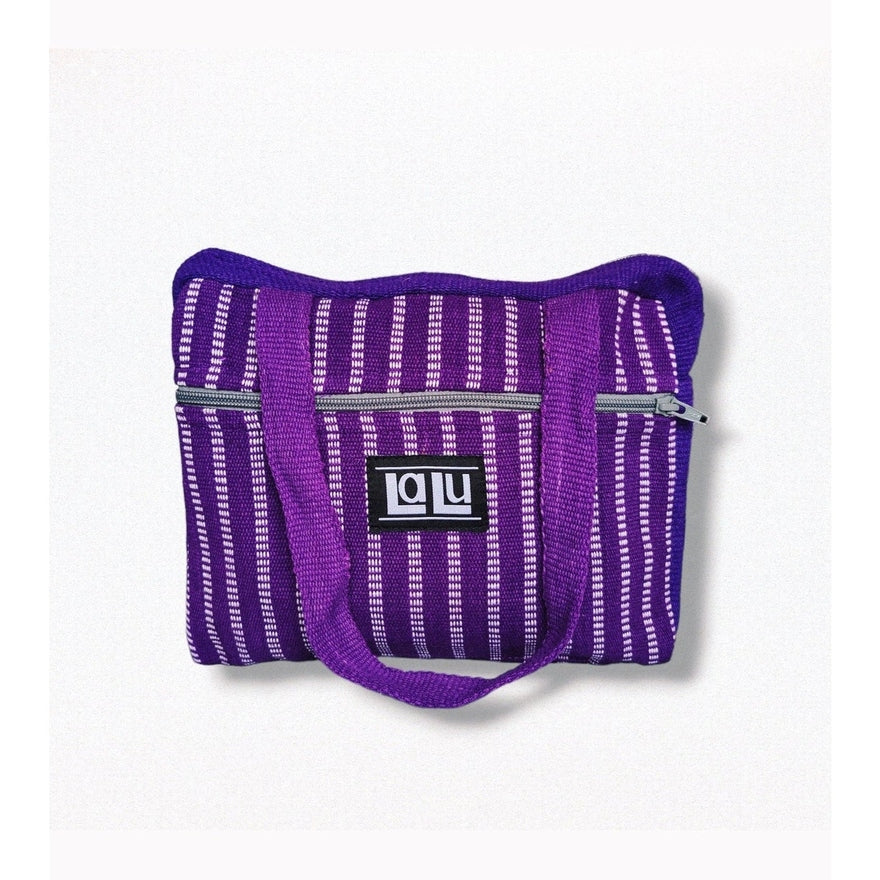 Ganga purple toiletry bag | Organic cotton