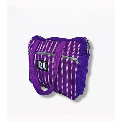 Ganga purple toiletry bag | Organic cotton
