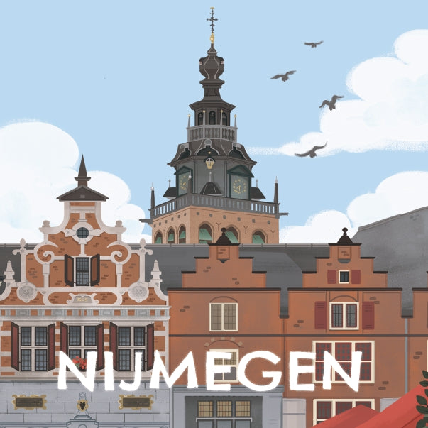Tegeltje Grote Markt/Stevenstoren