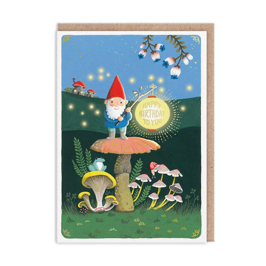 Kaart Gnome Birthday
