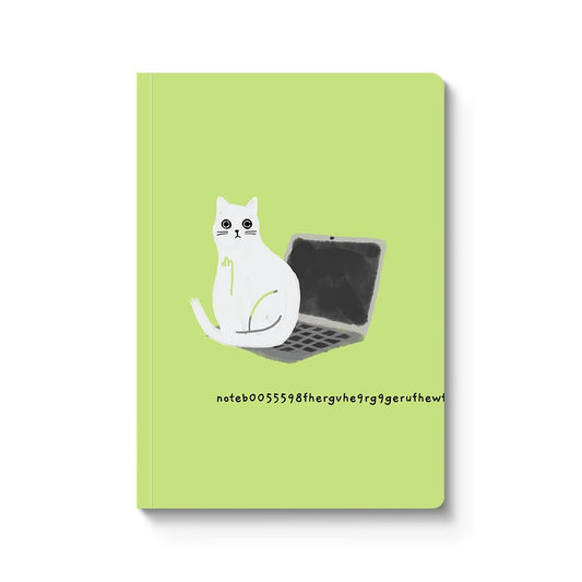 A5 Notitieboek Cat Laptop