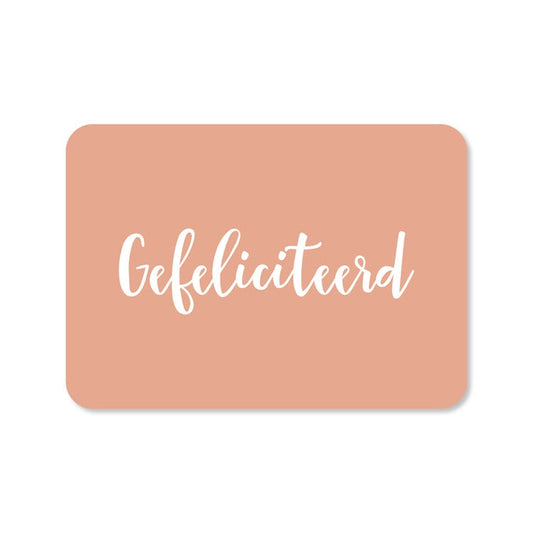 Félicitations de carte Une enveloppe