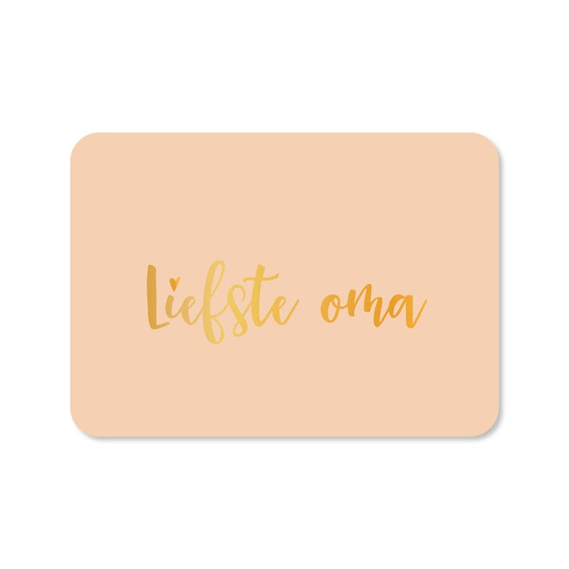 Kaart Liefste Oma | Met Envelop