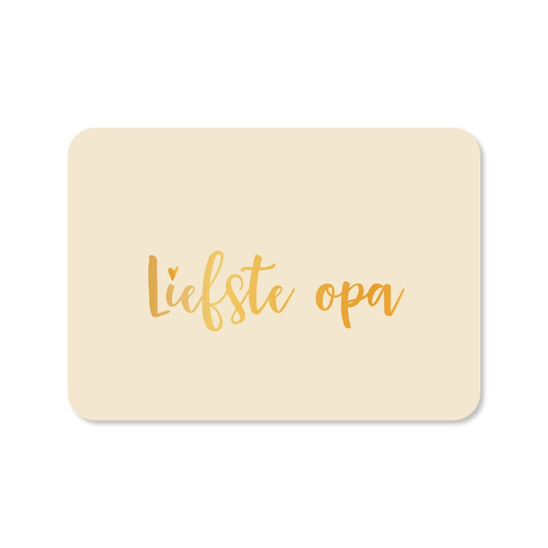Kaart Liefste Opa | Met Envelop