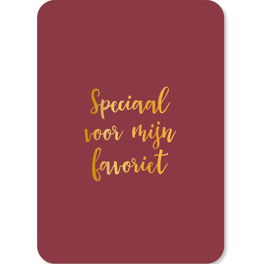 Kaart Speciaal Voor Mijn Favoriet