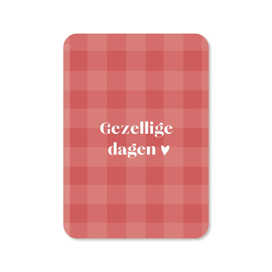 Kaart Gezellige Dagen