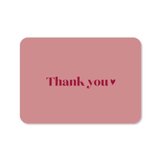 Kaart Thank You | Hartje