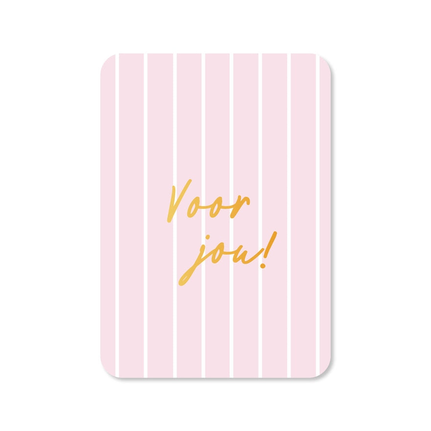 Kaart Voor Jou! | Streepjes