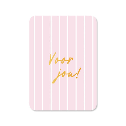 Kaart Voor Jou! | Streepjes