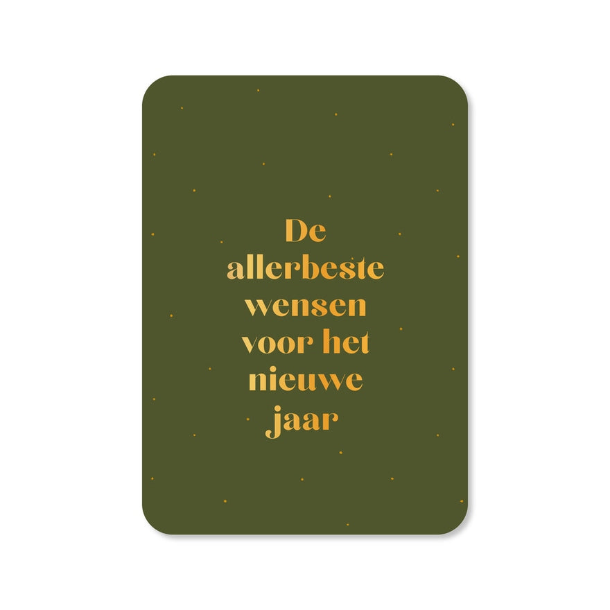 Kaart De Allerbeste Wensen Voor Het Nieuwe Jaar