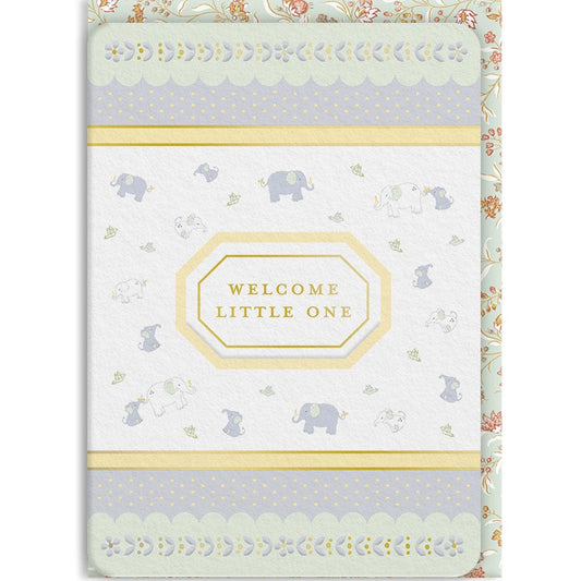 Kaart Welcome Little One Elephant