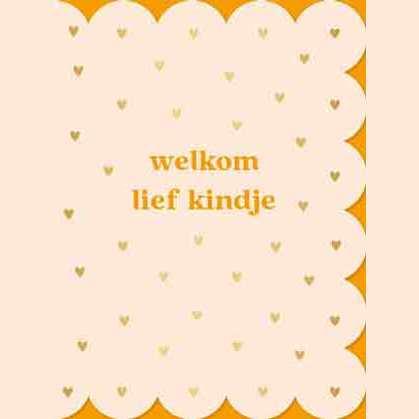 Kaart Welkom Lief Kindje