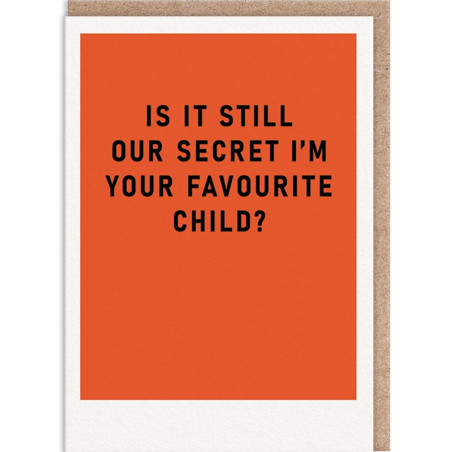 Kaart Secret Favourite Child