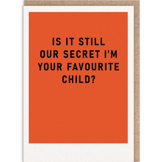 Kaart Secret Favourite Child