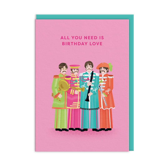 Kaart Beatles Birthday