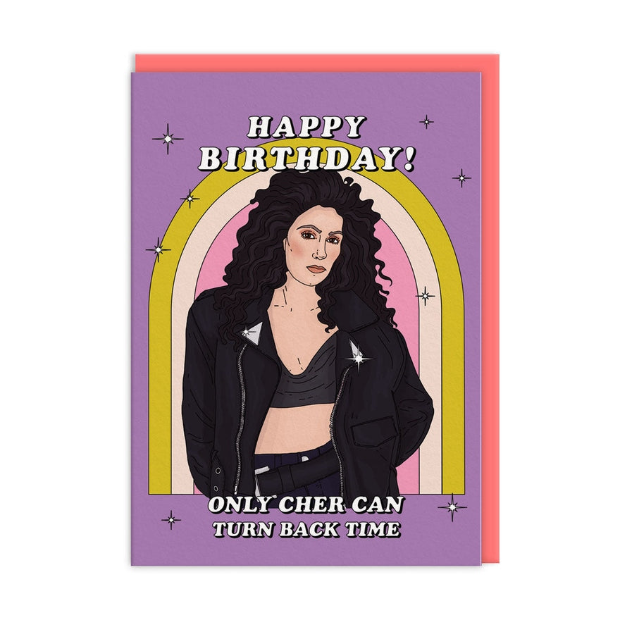 Kaart Only Cher Can Turn Back Time