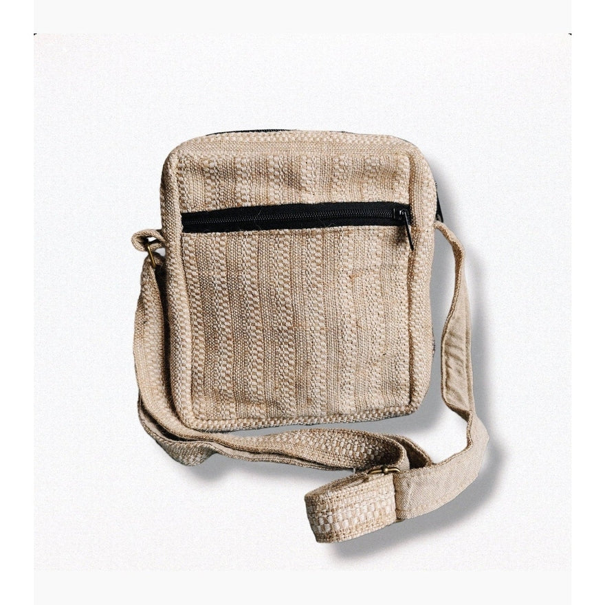 Ravi Natural Crossbody bag | Organic nettle and cotton