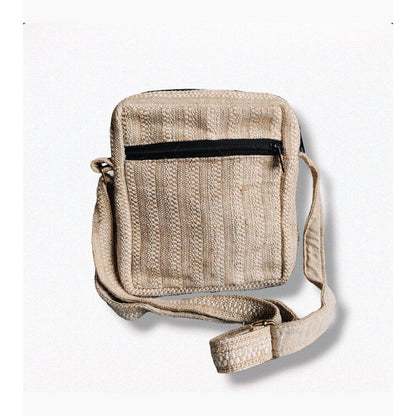 Ravi Natural Crossbody bag | Organic nettle and cotton