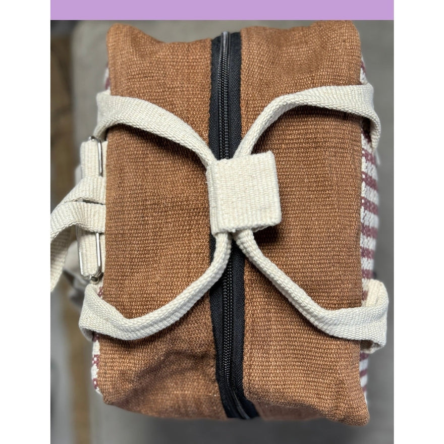 Ujala Brown Backpack | Organic cotton