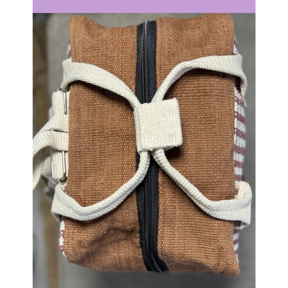 Ujala Brown Backpack | Organic cotton