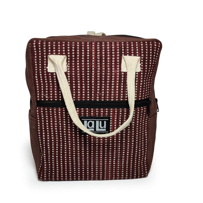 Ujala Purplish Red Backpack | Organic Cotton