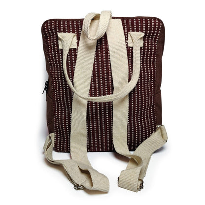 Ujala Purplish Red Backpack | Organic Cotton