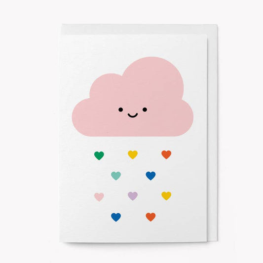 Kaart Heart Shower