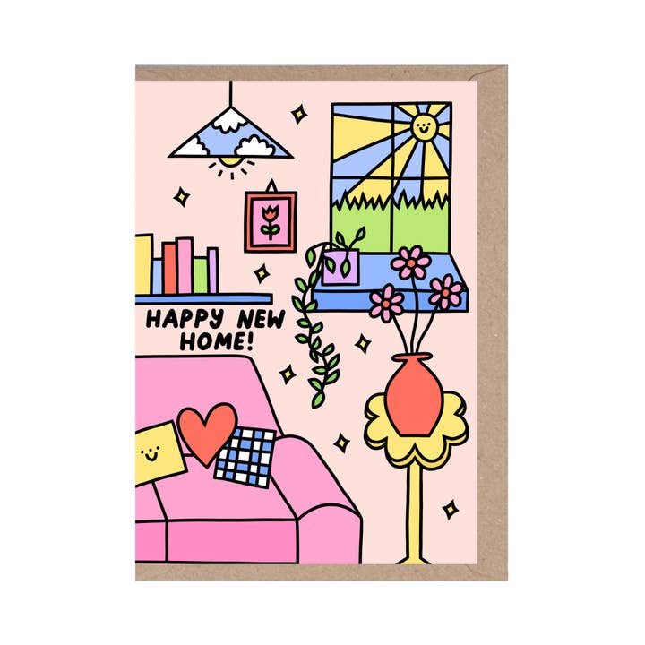 Kaart Happy New Home!