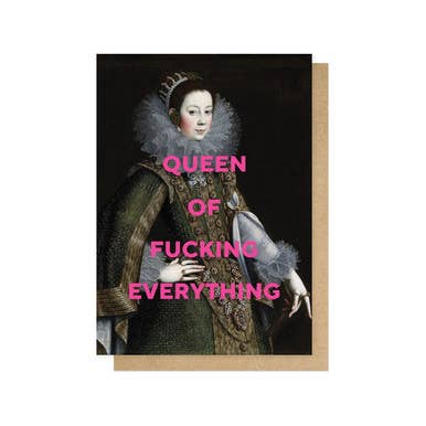Kaart Queen Of Fucking Everything