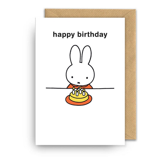 Carte Gâteau de joyeux anniversaire nijntje
