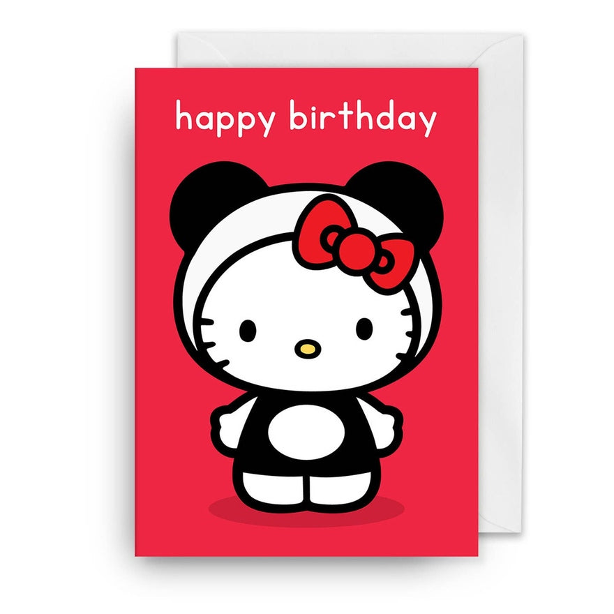 Kaart Hello Kitty Happy Birthday | Panda